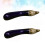 18Pcs Navy Ceramic Chopsticks Rest Holder Eggplant Design Table Rack 11