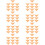 80Pcs Silk Scarves Lightweight Dance Performance Veils 10