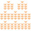 80Pcs Silk Scarves Lightweight Dance Performance Veils 7