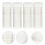 88Pcs Flexible White Plastic Book Binder Rings for Student Planners 9