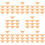 80Pcs Silk Scarves Lightweight Dance Performance Veils 9