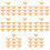 80Pcs Silk Scarves Lightweight Dance Performance Veils 8