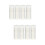 88Pcs Flexible White Plastic Book Binder Rings for Student Planners 7