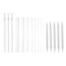 3Sets Mandala Dotting Tools Wit Duurzame Acryl Staven Voor DIY
