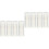 88Pcs Flexible White Plastic Book Binder Rings for Student Planners 4