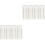 88Pcs Flexible White Plastic Book Binder Rings for Student Planners 3