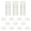 88Pcs Flexible White Plastic Book Binder Rings for Student Planners 10