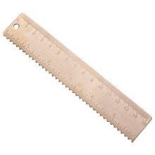 3St Rechte Messing Linialen Beige Betrouwbare Meetinstrumenten