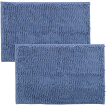 6Pcs Dark Blue Guinea Pig Pee Pads Washable Chenille Cage Liners