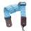 3St Stevige Verstelbare Ukulele Strap Katoen Met Leer Sky- 1