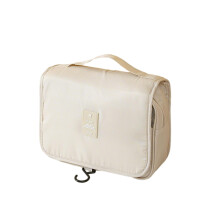 Travel Toiletry Bag with Waterproof TPU Lining, TSAApproved Clear Compartment and Hanging Hook