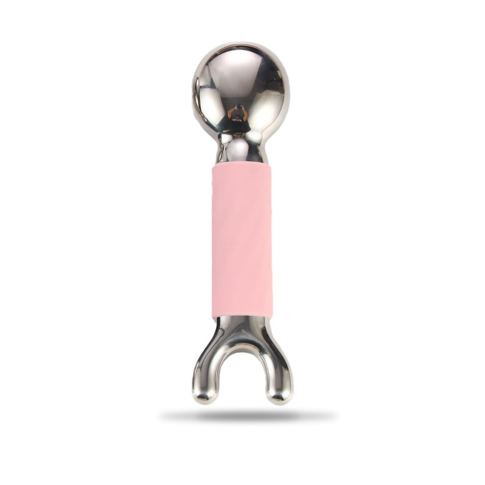 Facial Ice Globes Stainless Steel DualâHead Cryo Face Massager for Puffiness and Wrinkles