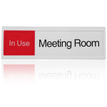 4Stk Mehrfarbige Acryl Türschilder Büro Schiebeschild Für Meeting Room