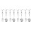 8Stk Kindergabel Set Mit Hasen Silber 6