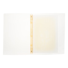 3Stk Transparente Buchhüllen Abhefter Notizbuch Schutz Organizer