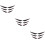 3Sets Schwarze Stoßfänger Lip Splitter Für Auto Mit Starkem Material 9