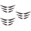 3Sets Schwarze Stoßfänger Lip Splitter Für Auto Mit Starkem Material 7