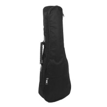 2Pcs Black Guitar Gig Bag Sponge Padded Ukulele Shoulder Carry Bag