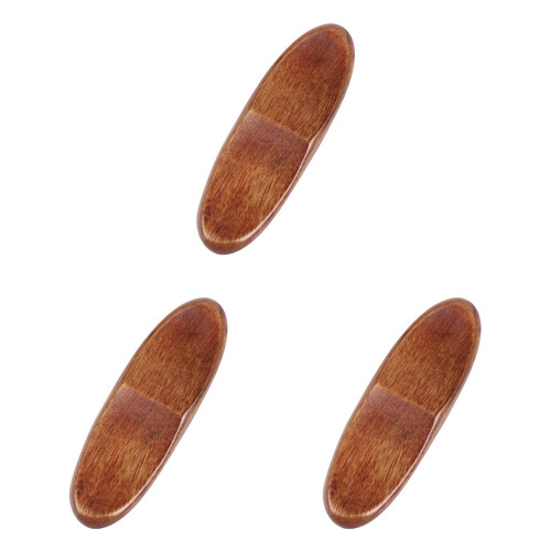 3Stk Holz Essstäbchenhalter Japan Besteckablage Hellbraun Elegant 1