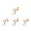 4 Pièces X 1 Ornement De Vase Simulé 6
