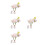 4 Pièces X 1 Ornement De Vase Simulé 7