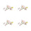 4 Pièces X 1 Ornement De Vase Simulé 8