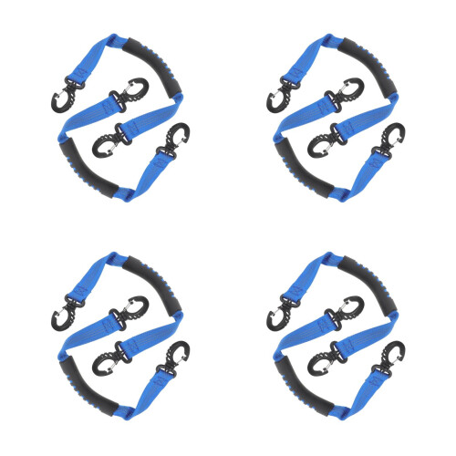 8Pièces Bandes Nylon Fixation Ski Résistance Usure 2