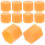 20Pièces Caps Écrous Roue Orange Silicone Brillant Accessoires Auto 1