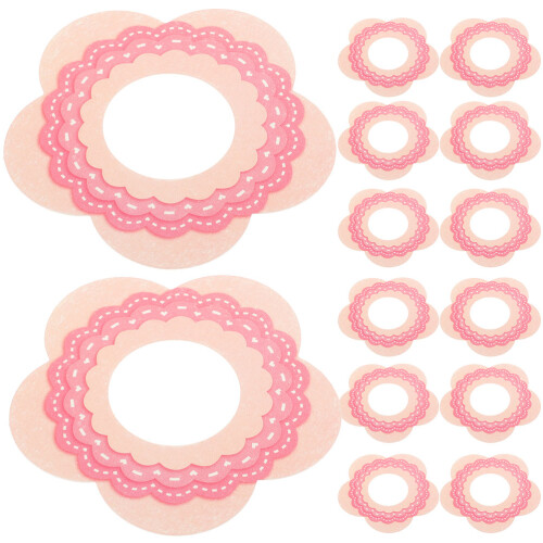 400Pièces Porte- Papier Rose, Décor Protection Goutte 1
