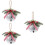 3Pcs Silver Xmas Bells DIY Christmas Tree Hanging Decor 9