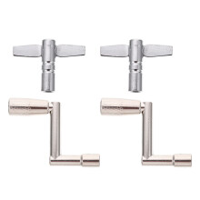 8Pièces Clés Argent Réglage Batterie Accessoires Percussion