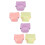 6Pièces Pantalons Couches Assortis Absorbants Confortables 7