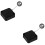 2Pièces Verrous De Câbles Rétractables Noir Usage Durable 8