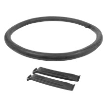 8Pièces Chambres À Air Noires Avec Leviers Outils De Réparation