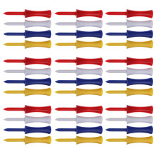200Pièces Tees En Caoutchouc Ultra Solides Accessoires Golf Colorés