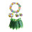 5Pièces Ensemble Jupe Hula Verte Pour Danse Et Bracelets 1