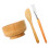 2Ensembles Outils DIY Bois Naturel Compact Pour 8