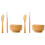 2Ensembles Outils DIY Bois Naturel Compact Pour 2