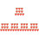 50Pièces Coussin Épingle Fraise Durable Accessoire Couture Polyvalent 6