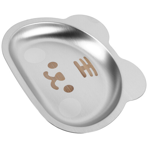 4Pièces Assiettes Enfant Acier - Plateau Repas 2