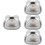 4Pièces Assiettes Enfant Acier - Plateau Repas 8