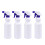8Pcs White Leak Proof Spray Bottles Thickened Plastic for Storage Use 1