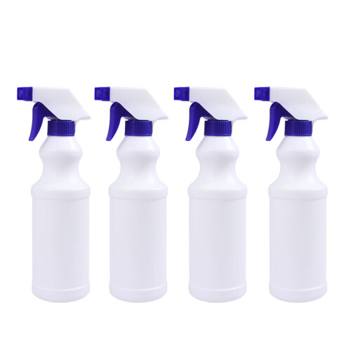8Pcs White Leak Proof Spray Bottles Thickened Plastic for Storage Use