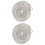 2Sets Silberne Rolloschnur Perlenkette Für Vorhang , Langlebig 7