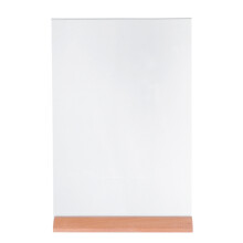 2Pcs Transparent Acrylic Sign Holder High Clear Display Stand for Menu