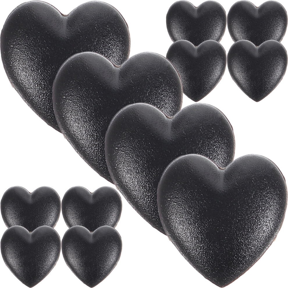 Inoomp Black 100Pcs Silicone Glasses Ear Grips For Eyeglass Anti Slip Comfort