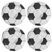 8Pcs Inflating PVC Drink Floating Pool Party Football Theme