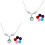 2Pcs Essential Oil Diffuser Choker Aromatherapy Locket Chain Necklace 3