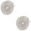 2Sets Silberne Rolloschnur Perlenkette Für Vorhang , Langlebig 8