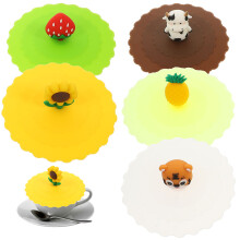 25Pcs Silicone Drink Cover Set Assorted Colors Mug Sealing Lids